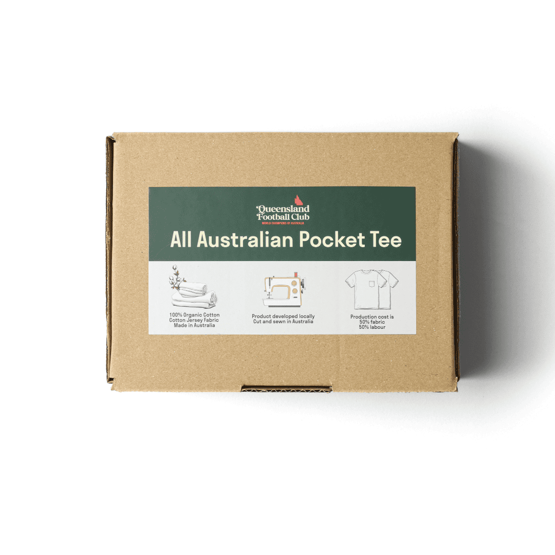 All Australian Pocket Tee (Natural 2-pack)